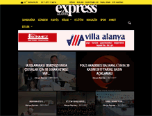 Tablet Screenshot of alanyaexpress.com